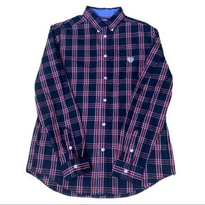 Boys Chaps Long Sleeve Buttoned Dress Shirt